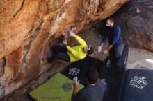 Bouldering in Hueco Tanks on 03/09/2019 with Blue Lizard Climbing and Yoga

Filename: SRM_20190309_1247250.jpg
Aperture: f/5.6
Shutter Speed: 1/200
Body: Canon EOS-1D Mark II
Lens: Canon EF 16-35mm f/2.8 L