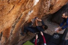 Bouldering in Hueco Tanks on 03/09/2019 with Blue Lizard Climbing and Yoga

Filename: SRM_20190309_1248560.jpg
Aperture: f/5.6
Shutter Speed: 1/200
Body: Canon EOS-1D Mark II
Lens: Canon EF 16-35mm f/2.8 L