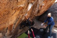 Bouldering in Hueco Tanks on 03/09/2019 with Blue Lizard Climbing and Yoga

Filename: SRM_20190309_1248590.jpg
Aperture: f/5.6
Shutter Speed: 1/200
Body: Canon EOS-1D Mark II
Lens: Canon EF 16-35mm f/2.8 L