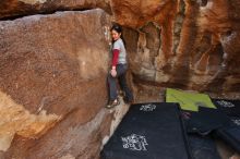 Bouldering in Hueco Tanks on 03/09/2019 with Blue Lizard Climbing and Yoga

Filename: SRM_20190309_1302390.jpg
Aperture: f/5.6
Shutter Speed: 1/320
Body: Canon EOS-1D Mark II
Lens: Canon EF 16-35mm f/2.8 L