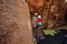 Bouldering in Hueco Tanks on 03/09/2019 with Blue Lizard Climbing and Yoga

Filename: SRM_20190309_1304560.jpg
Aperture: f/5.6
Shutter Speed: 1/320
Body: Canon EOS-1D Mark II
Lens: Canon EF 16-35mm f/2.8 L