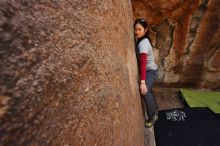 Bouldering in Hueco Tanks on 03/09/2019 with Blue Lizard Climbing and Yoga

Filename: SRM_20190309_1305100.jpg
Aperture: f/5.6
Shutter Speed: 1/320
Body: Canon EOS-1D Mark II
Lens: Canon EF 16-35mm f/2.8 L