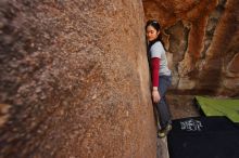 Bouldering in Hueco Tanks on 03/09/2019 with Blue Lizard Climbing and Yoga

Filename: SRM_20190309_1305100.jpg
Aperture: f/5.6
Shutter Speed: 1/320
Body: Canon EOS-1D Mark II
Lens: Canon EF 16-35mm f/2.8 L