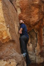 Bouldering in Hueco Tanks on 03/09/2019 with Blue Lizard Climbing and Yoga

Filename: SRM_20190309_1311390.jpg
Aperture: f/5.6
Shutter Speed: 1/320
Body: Canon EOS-1D Mark II
Lens: Canon EF 16-35mm f/2.8 L