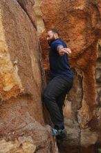 Bouldering in Hueco Tanks on 03/09/2019 with Blue Lizard Climbing and Yoga

Filename: SRM_20190309_1312240.jpg
Aperture: f/5.6
Shutter Speed: 1/320
Body: Canon EOS-1D Mark II
Lens: Canon EF 16-35mm f/2.8 L