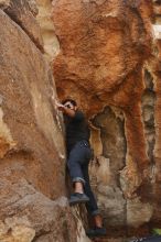 Bouldering in Hueco Tanks on 03/09/2019 with Blue Lizard Climbing and Yoga

Filename: SRM_20190309_1313090.jpg
Aperture: f/5.6
Shutter Speed: 1/250
Body: Canon EOS-1D Mark II
Lens: Canon EF 16-35mm f/2.8 L