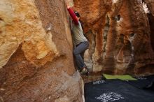 Bouldering in Hueco Tanks on 03/09/2019 with Blue Lizard Climbing and Yoga

Filename: SRM_20190309_1314310.jpg
Aperture: f/5.6
Shutter Speed: 1/250
Body: Canon EOS-1D Mark II
Lens: Canon EF 16-35mm f/2.8 L