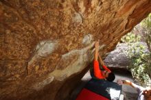 Bouldering in Hueco Tanks on 03/09/2019 with Blue Lizard Climbing and Yoga

Filename: SRM_20190309_1331380.jpg
Aperture: f/5.6
Shutter Speed: 1/200
Body: Canon EOS-1D Mark II
Lens: Canon EF 16-35mm f/2.8 L