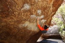 Bouldering in Hueco Tanks on 03/09/2019 with Blue Lizard Climbing and Yoga

Filename: SRM_20190309_1334080.jpg
Aperture: f/5.6
Shutter Speed: 1/160
Body: Canon EOS-1D Mark II
Lens: Canon EF 16-35mm f/2.8 L