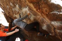 Bouldering in Hueco Tanks on 03/09/2019 with Blue Lizard Climbing and Yoga

Filename: SRM_20190309_1343111.jpg
Aperture: f/5.6
Shutter Speed: 1/160
Body: Canon EOS-1D Mark II
Lens: Canon EF 16-35mm f/2.8 L