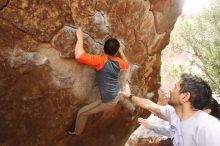 Bouldering in Hueco Tanks on 03/09/2019 with Blue Lizard Climbing and Yoga

Filename: SRM_20190309_1406220.jpg
Aperture: f/5.6
Shutter Speed: 1/100
Body: Canon EOS-1D Mark II
Lens: Canon EF 16-35mm f/2.8 L