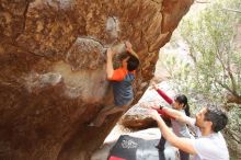 Bouldering in Hueco Tanks on 03/09/2019 with Blue Lizard Climbing and Yoga

Filename: SRM_20190309_1420480.jpg
Aperture: f/4.5
Shutter Speed: 1/250
Body: Canon EOS-1D Mark II
Lens: Canon EF 16-35mm f/2.8 L