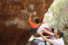 Bouldering in Hueco Tanks on 03/09/2019 with Blue Lizard Climbing and Yoga

Filename: SRM_20190309_1420580.jpg
Aperture: f/4.5
Shutter Speed: 1/320
Body: Canon EOS-1D Mark II
Lens: Canon EF 16-35mm f/2.8 L