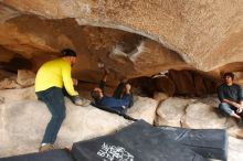 Bouldering in Hueco Tanks on 03/09/2019 with Blue Lizard Climbing and Yoga

Filename: SRM_20190309_1510170.jpg
Aperture: f/5.6
Shutter Speed: 1/200
Body: Canon EOS-1D Mark II
Lens: Canon EF 16-35mm f/2.8 L