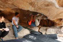 Bouldering in Hueco Tanks on 03/09/2019 with Blue Lizard Climbing and Yoga

Filename: SRM_20190309_1532360.jpg
Aperture: f/5.6
Shutter Speed: 1/250
Body: Canon EOS-1D Mark II
Lens: Canon EF 16-35mm f/2.8 L