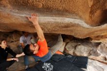 Bouldering in Hueco Tanks on 03/09/2019 with Blue Lizard Climbing and Yoga

Filename: SRM_20190309_1532550.jpg
Aperture: f/5.6
Shutter Speed: 1/250
Body: Canon EOS-1D Mark II
Lens: Canon EF 16-35mm f/2.8 L