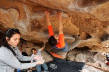 Bouldering in Hueco Tanks on 03/09/2019 with Blue Lizard Climbing and Yoga

Filename: SRM_20190309_1533090.jpg
Aperture: f/5.6
Shutter Speed: 1/250
Body: Canon EOS-1D Mark II
Lens: Canon EF 16-35mm f/2.8 L