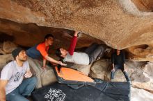 Bouldering in Hueco Tanks on 03/09/2019 with Blue Lizard Climbing and Yoga

Filename: SRM_20190309_1536020.jpg
Aperture: f/5.6
Shutter Speed: 1/250
Body: Canon EOS-1D Mark II
Lens: Canon EF 16-35mm f/2.8 L