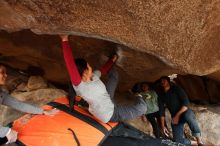 Bouldering in Hueco Tanks on 03/09/2019 with Blue Lizard Climbing and Yoga

Filename: SRM_20190309_1545090.jpg
Aperture: f/5.6
Shutter Speed: 1/250
Body: Canon EOS-1D Mark II
Lens: Canon EF 16-35mm f/2.8 L