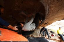 Bouldering in Hueco Tanks on 03/09/2019 with Blue Lizard Climbing and Yoga

Filename: SRM_20190309_1547300.jpg
Aperture: f/5.6
Shutter Speed: 1/250
Body: Canon EOS-1D Mark II
Lens: Canon EF 16-35mm f/2.8 L