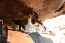 Bouldering in Hueco Tanks on 03/09/2019 with Blue Lizard Climbing and Yoga

Filename: SRM_20190309_1550080.jpg
Aperture: f/5.6
Shutter Speed: 1/200
Body: Canon EOS-1D Mark II
Lens: Canon EF 16-35mm f/2.8 L