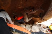 Bouldering in Hueco Tanks on 03/09/2019 with Blue Lizard Climbing and Yoga

Filename: SRM_20190309_1554060.jpg
Aperture: f/5.6
Shutter Speed: 1/200
Body: Canon EOS-1D Mark II
Lens: Canon EF 16-35mm f/2.8 L