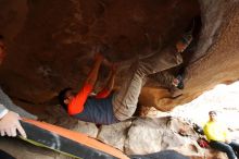 Bouldering in Hueco Tanks on 03/09/2019 with Blue Lizard Climbing and Yoga

Filename: SRM_20190309_1554070.jpg
Aperture: f/5.6
Shutter Speed: 1/200
Body: Canon EOS-1D Mark II
Lens: Canon EF 16-35mm f/2.8 L