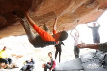 Bouldering in Hueco Tanks on 03/09/2019 with Blue Lizard Climbing and Yoga

Filename: SRM_20190309_1554330.jpg
Aperture: f/5.6
Shutter Speed: 1/200
Body: Canon EOS-1D Mark II
Lens: Canon EF 16-35mm f/2.8 L