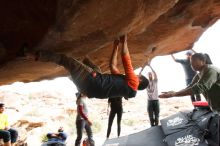 Bouldering in Hueco Tanks on 03/09/2019 with Blue Lizard Climbing and Yoga

Filename: SRM_20190309_1554390.jpg
Aperture: f/5.6
Shutter Speed: 1/200
Body: Canon EOS-1D Mark II
Lens: Canon EF 16-35mm f/2.8 L