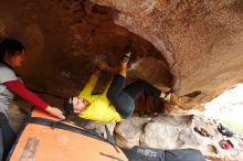 Bouldering in Hueco Tanks on 03/09/2019 with Blue Lizard Climbing and Yoga

Filename: SRM_20190309_1602360.jpg
Aperture: f/5.6
Shutter Speed: 1/160
Body: Canon EOS-1D Mark II
Lens: Canon EF 16-35mm f/2.8 L