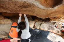 Bouldering in Hueco Tanks on 03/09/2019 with Blue Lizard Climbing and Yoga

Filename: SRM_20190309_1604210.jpg
Aperture: f/5.6
Shutter Speed: 1/160
Body: Canon EOS-1D Mark II
Lens: Canon EF 16-35mm f/2.8 L