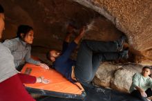 Bouldering in Hueco Tanks on 03/09/2019 with Blue Lizard Climbing and Yoga

Filename: SRM_20190309_1609150.jpg
Aperture: f/5.6
Shutter Speed: 1/160
Body: Canon EOS-1D Mark II
Lens: Canon EF 16-35mm f/2.8 L