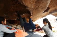 Bouldering in Hueco Tanks on 03/09/2019 with Blue Lizard Climbing and Yoga

Filename: SRM_20190309_1609450.jpg
Aperture: f/5.6
Shutter Speed: 1/160
Body: Canon EOS-1D Mark II
Lens: Canon EF 16-35mm f/2.8 L