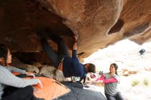 Bouldering in Hueco Tanks on 03/09/2019 with Blue Lizard Climbing and Yoga

Filename: SRM_20190309_1609490.jpg
Aperture: f/5.6
Shutter Speed: 1/160
Body: Canon EOS-1D Mark II
Lens: Canon EF 16-35mm f/2.8 L