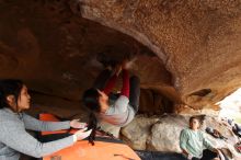 Bouldering in Hueco Tanks on 03/09/2019 with Blue Lizard Climbing and Yoga

Filename: SRM_20190309_1610520.jpg
Aperture: f/5.6
Shutter Speed: 1/160
Body: Canon EOS-1D Mark II
Lens: Canon EF 16-35mm f/2.8 L