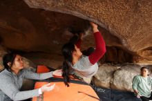 Bouldering in Hueco Tanks on 03/09/2019 with Blue Lizard Climbing and Yoga

Filename: SRM_20190309_1610550.jpg
Aperture: f/5.6
Shutter Speed: 1/160
Body: Canon EOS-1D Mark II
Lens: Canon EF 16-35mm f/2.8 L