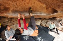 Bouldering in Hueco Tanks on 03/09/2019 with Blue Lizard Climbing and Yoga

Filename: SRM_20190309_1611220.jpg
Aperture: f/5.6
Shutter Speed: 1/160
Body: Canon EOS-1D Mark II
Lens: Canon EF 16-35mm f/2.8 L