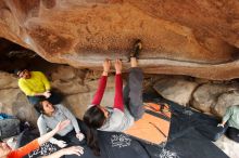 Bouldering in Hueco Tanks on 03/09/2019 with Blue Lizard Climbing and Yoga

Filename: SRM_20190309_1611290.jpg
Aperture: f/5.6
Shutter Speed: 1/160
Body: Canon EOS-1D Mark II
Lens: Canon EF 16-35mm f/2.8 L