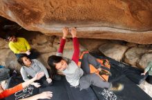 Bouldering in Hueco Tanks on 03/09/2019 with Blue Lizard Climbing and Yoga

Filename: SRM_20190309_1611300.jpg
Aperture: f/5.6
Shutter Speed: 1/160
Body: Canon EOS-1D Mark II
Lens: Canon EF 16-35mm f/2.8 L