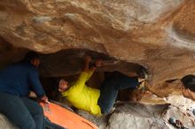 Bouldering in Hueco Tanks on 03/09/2019 with Blue Lizard Climbing and Yoga

Filename: SRM_20190309_1617410.jpg
Aperture: f/2.8
Shutter Speed: 1/500
Body: Canon EOS-1D Mark II
Lens: Canon EF 50mm f/1.8 II