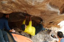 Bouldering in Hueco Tanks on 03/09/2019 with Blue Lizard Climbing and Yoga

Filename: SRM_20190309_1617540.jpg
Aperture: f/4.0
Shutter Speed: 1/250
Body: Canon EOS-1D Mark II
Lens: Canon EF 50mm f/1.8 II