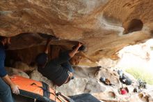 Bouldering in Hueco Tanks on 03/09/2019 with Blue Lizard Climbing and Yoga

Filename: SRM_20190309_1625230.jpg
Aperture: f/3.5
Shutter Speed: 1/250
Body: Canon EOS-1D Mark II
Lens: Canon EF 50mm f/1.8 II