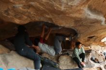 Bouldering in Hueco Tanks on 03/09/2019 with Blue Lizard Climbing and Yoga

Filename: SRM_20190309_1629030.jpg
Aperture: f/3.5
Shutter Speed: 1/250
Body: Canon EOS-1D Mark II
Lens: Canon EF 50mm f/1.8 II