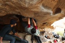 Bouldering in Hueco Tanks on 03/09/2019 with Blue Lizard Climbing and Yoga

Filename: SRM_20190309_1629250.jpg
Aperture: f/3.5
Shutter Speed: 1/250
Body: Canon EOS-1D Mark II
Lens: Canon EF 50mm f/1.8 II