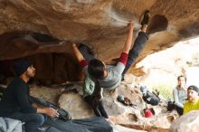 Bouldering in Hueco Tanks on 03/09/2019 with Blue Lizard Climbing and Yoga

Filename: SRM_20190309_1629320.jpg
Aperture: f/3.5
Shutter Speed: 1/250
Body: Canon EOS-1D Mark II
Lens: Canon EF 50mm f/1.8 II