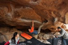 Bouldering in Hueco Tanks on 03/09/2019 with Blue Lizard Climbing and Yoga

Filename: SRM_20190309_1656420.jpg
Aperture: f/5.6
Shutter Speed: 1/250
Body: Canon EOS-1D Mark II
Lens: Canon EF 16-35mm f/2.8 L