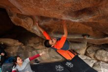 Bouldering in Hueco Tanks on 03/09/2019 with Blue Lizard Climbing and Yoga

Filename: SRM_20190309_1657060.jpg
Aperture: f/5.6
Shutter Speed: 1/250
Body: Canon EOS-1D Mark II
Lens: Canon EF 16-35mm f/2.8 L