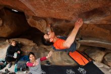 Bouldering in Hueco Tanks on 03/09/2019 with Blue Lizard Climbing and Yoga

Filename: SRM_20190309_1657140.jpg
Aperture: f/5.6
Shutter Speed: 1/250
Body: Canon EOS-1D Mark II
Lens: Canon EF 16-35mm f/2.8 L
