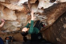 Bouldering in Hueco Tanks on 03/10/2019 with Blue Lizard Climbing and Yoga

Filename: SRM_20190310_1003500.jpg
Aperture: f/6.3
Shutter Speed: 1/250
Body: Canon EOS-1D Mark II
Lens: Canon EF 16-35mm f/2.8 L