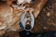 Bouldering in Hueco Tanks on 03/10/2019 with Blue Lizard Climbing and Yoga

Filename: SRM_20190310_1006210.jpg
Aperture: f/5.6
Shutter Speed: 1/320
Body: Canon EOS-1D Mark II
Lens: Canon EF 16-35mm f/2.8 L